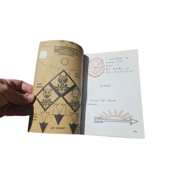 Vintage 1963 Lion-Webelos Cub Scout Book Paperback Boy Scouts of America BSA - Picture 5 of 6
